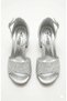 Girl's Heeled Shoes Open-Front Ankle-Length Buckled Evening Dress Sandals Wedding Invitation Graduation Shoes - 4