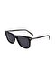 Sf 2028S 001 54 Unisex Rectangular Black Bone Sunglasses