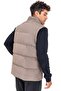 23N1110 Puffer Vest Beige Men's Vest - 2