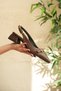 - 5cm Two t Buckled Short t Heeled Shoes Skin Brown - 7
