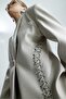 Nui̇t B Waist-Fitted Cream Bird's Eye Detailed Jacket - 5