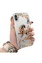 iPhone X/Xs Compatible Hard Acrylic Back Silicone Edge Lens Protection Case Horse Patterned