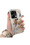 Redmi Note 14S Compatible Hard Acrylic Back Silicone Edge Lens Protection Case Horse Patterned