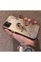 Samsung Galaxy A03/A04E/A04 Compatible Hard Acrylic Back Silicone Edge Lens Protection Case Horse Patterned - 3