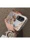 Vivo V50 Lite 4G/5G Compatible Hard Acrylic Back Silicone Edge Lens Protection Case Horse Patterned - 4
