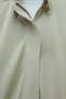 Jacketed Pleated Wide-Leg Pants Ocean Fabric Suit - Beige - 3