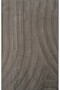 Spiral Carved Rabbit Fur Shaggy Rug – Grey | 200 × 300 cm (6.6 × 9.8 ft) - 5