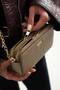 Daisy Model Genuine Leather Double Zipper Crossbody Women's Bag Si - 3