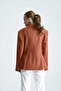 Nui̇t B Waist-Fitted Tile Bird's Eye Detailed Jacket - 5