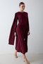 Stretch Fabric Tie-Detail Dress 32-2663 - 3