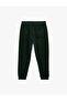 Relaxed Fit Cotton Jogger Sports Sweatpants with Pockets and Elastic Waist - 4