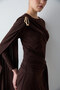Stretch Fabric Tie-Detail Dress 32-2663 - 5