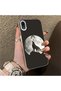 iPhone Xr Compatible Hard Acrylic Back Silicone Edge Lens Protection Case Wild Wolf - 2