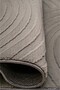 Spiral Carved Rabbit Fur Shaggy Rug – Grey | 200 × 300 cm (6.6 × 9.8 ft) - 4