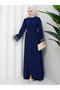 Women's Modest Clothing Abaya Ferace Long Dress with Embroidered and Stylish Sleeves - 3