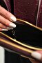 Daisy Model Genuine Leather Double Zipper Crossbody Women's Bag Si - 6