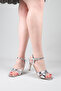 Iver Cross Band Heeled Shoes Silver - 3