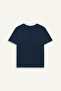 New Regular Fit Navy Blue Boys' T-Shirt G7470A8/Nv257 - 8