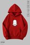 Unisex Hoodie Capricorn Capricorn Printed Hooded Brushed Inside Oversized 100% Cotton Combed Cotton Sweatshirt - 7