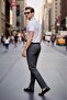 Men's Cotton Pack Premium Comfort Patterned White Polo Neck T-Shirt - 4