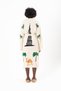 Muslin Kimono 100% Cotton Pieces Burj Khalifa Printed Patterned Bathrobe Kaftan Dressing Gown