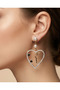 Design Heart Earrings