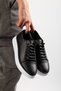 Men's Black Ultra Lightweight Stretchy Elastic Daily Guaranteed Casual Shoes - 4