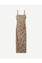 Allbucks Bersh Ka Strappy Midi Leopard Dress Abbrs3782 - 4
