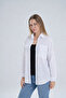 White Flared Linen Shirt - 2