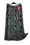 Plus Size Pigment Combed Cotton Elastic Mother's Skirt