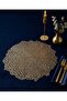 6-Piece Gold Complex Placemat Set - 4