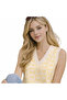 Yellow Heart V-Neck Regular Women's Sweater - 2