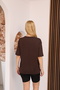 Long Oversized Slit T-Shirt, Off Shoulder, Crew Neck, Soft and Comfortable Oysho Fabric - 8
