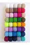 Cotton Like 3 Number 6 Layer Punch - Bracelet - Table Runner Thread Set-1 (40 Pieces X 20 Gr)