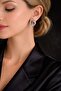 Modern Multi-Ring Design Earrings Stylish Women's Earrings with Shiny Metal Tone - 2