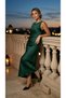 Premium Series Double Gold Buckled Thin High Gold Heeled Women's Wedding Party Evening Dress Stiletto Shoes - 5