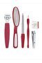 6-Piece Professional Foot and Nail Care Set Heel File with Container