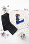 Girl's 5-12 Years Old Pearl Detailed Denim Bottom Sweat Top Set I Holiday Girl's Set I Special Design - 3