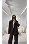 SİLVA OVERSIZE BLAZER - KAHVE - 6