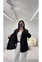 SİLVA OVERSIZE BLAZER - SİYAH - 6