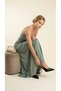 Premium Series Double Gold Buckled Thin High Gold Heeled Women's Wedding Party Evening Dress Stiletto Shoes - 8