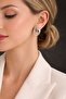 Modern Multi-Ring Design Earrings Stylish Women's Earrings with Shiny Metal Tone - 4