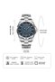 Luxury Men's Stylish Design Calendar Function Steel Sports Wristwatch - 5