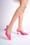 Aura Women's Pink Heeled Shoes - 3