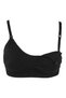 Black Ribbed Maternity & Nursing Bra Medium - 2