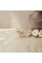Elegant Butterfly Figured Metal Clasp with Pearl Detail – Gold - 3