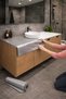 Gray Furniture Covering Foil for Cabinet, Refrigerator, Washing Machine, Tv Unit, Kitchen Countertop