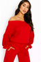 Off-Shoulder Oversized Women's Relaxed Fit Trendy Topsweatshirt – K16 3020