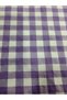 140 in Cotton Lila Beyaz Plaid Fabric Shirt Dress Tunic - 4