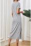 Long Reversible Deep Slit Daily Cotton Pack Women's Dress K31 241 - 2